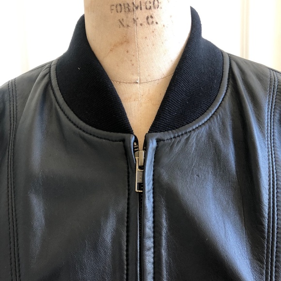 Joie Ruffle Lamb Leather Jacket - Picture 5 of 7